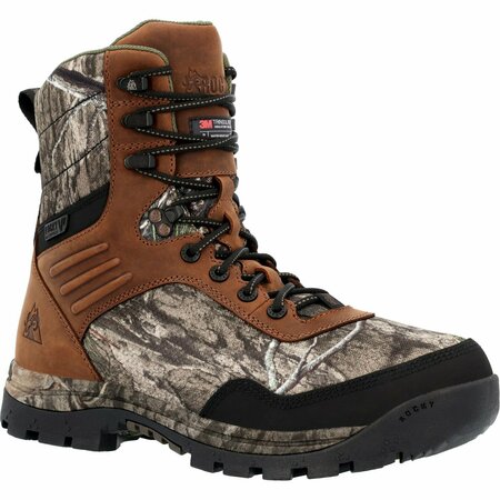 ROCKY Lynx Mossy Oak Country DNA Waterproof 800G Insulated Boot, MOSSY OAK COUNTRY DNA, W, Size 8.5 RKS0594